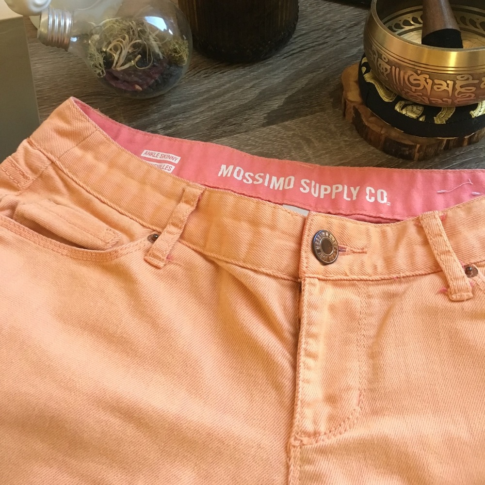 Mossimo supply Co orange creamcicle jeans